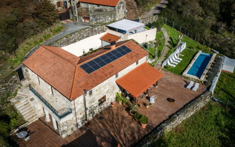 Your holiday home and grounds seen from the sky